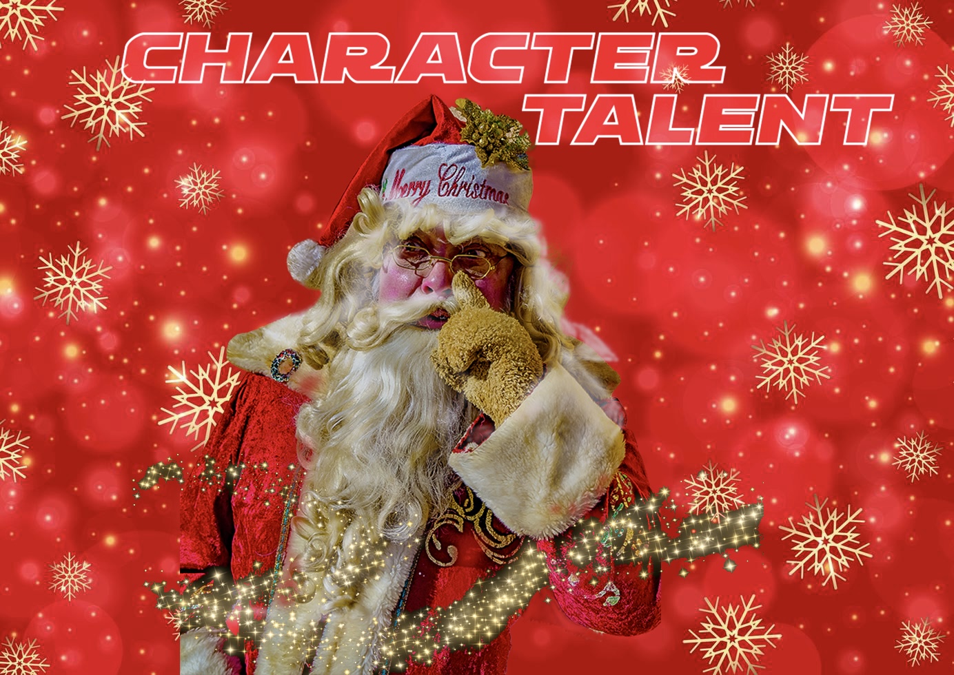 Hire a Santa Claus with Character Talent Entertainment
