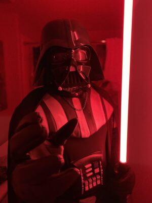 Darth Vader Chracter Red Lightsaber